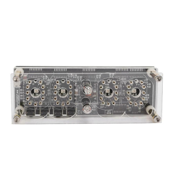 IN-12 Glow Integrated Tube Digital Seven Color RGB LED Nixie Retro 4 Digit Clock