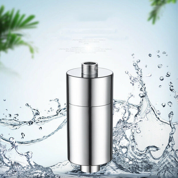 2X Shower Head Filter Hard Water Softener Remove Chlorine Purifier Universal