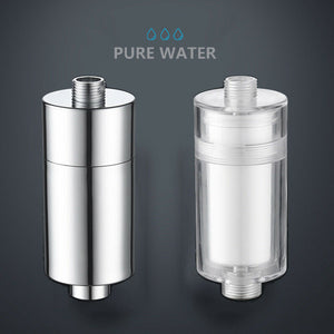 2X Shower Head Filter Hard Water Softener Remove Chlorine Purifier Universal