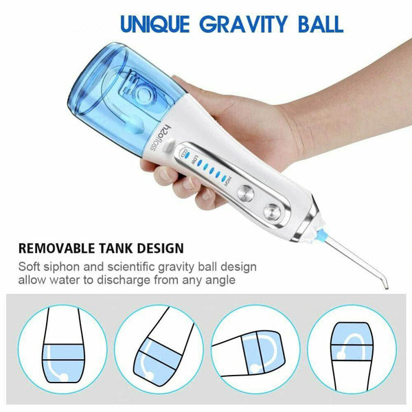 Oral Irrigator USB Rechargeable Dental Water Clean Teeth Tooth Cleaner Jet Tips