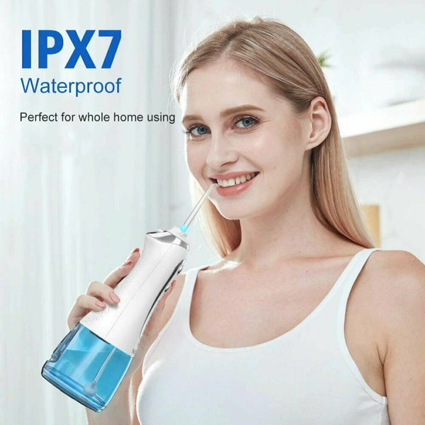 Oral Irrigator USB Rechargeable Dental Water Clean Teeth Tooth Cleaner Jet Tips