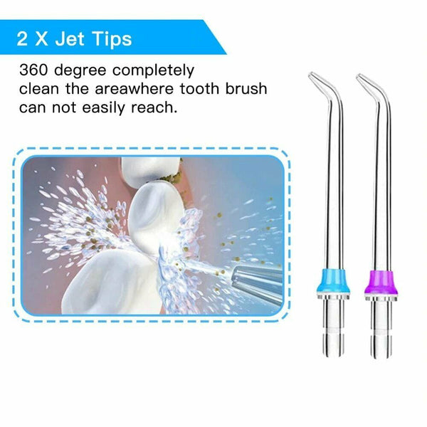 Oral Irrigator USB Rechargeable Dental Water Clean Teeth Tooth Cleaner Jet Tips