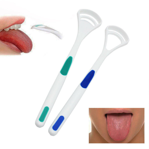 6X Soft Tongue Brush Oral Health Care Cleaner Scraper Dental Mouth Hygiene Clean
