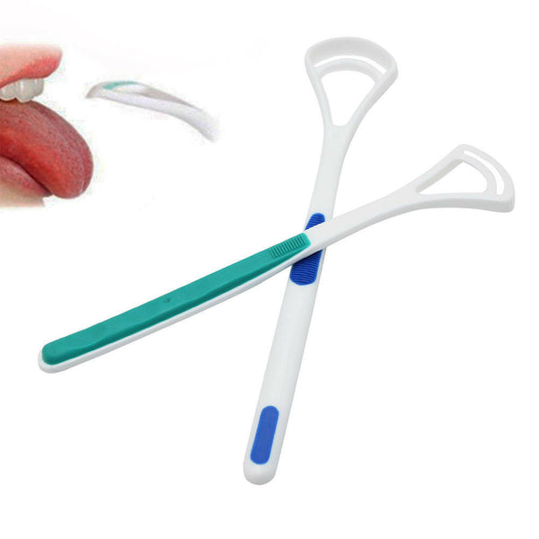 6X Soft Tongue Brush Oral Health Care Cleaner Scraper Dental Mouth Hygiene Clean