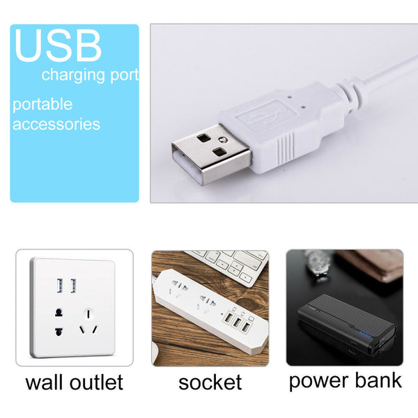 Dimmable 48 LED Light Flexible USB Clip On Table Reading Book Desk Night Lamp