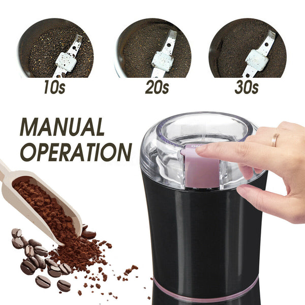 Coffee Bean Mill Grinder Herbs Spices Cereals Nuts Grain Grinding Miller Machine