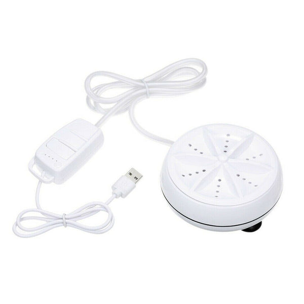 Portable Travel Adjustable Ultrasonic Turbine Laundry Wash Machine Bucket Washer