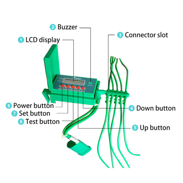 Automatic Irrigation Sprinkler Outlet Watering Plant Flower Timer Controller