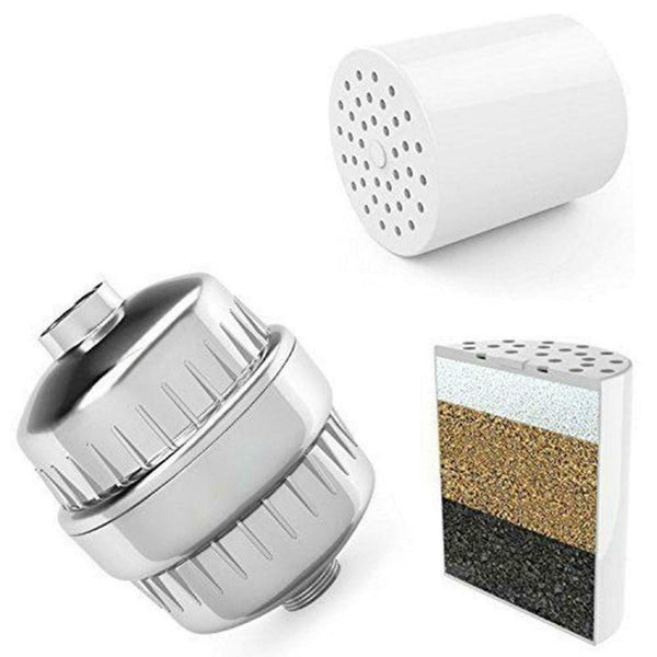 2X Universal Bath Bathroom Shower Soften Hard Water Chlorine Filter Purifier