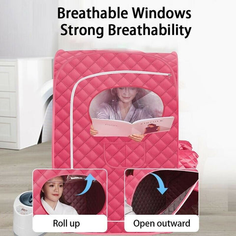 Steam Sauna SPA Room Home Slim Bath Folding Keep Fit Weight Loss Detox Therapy