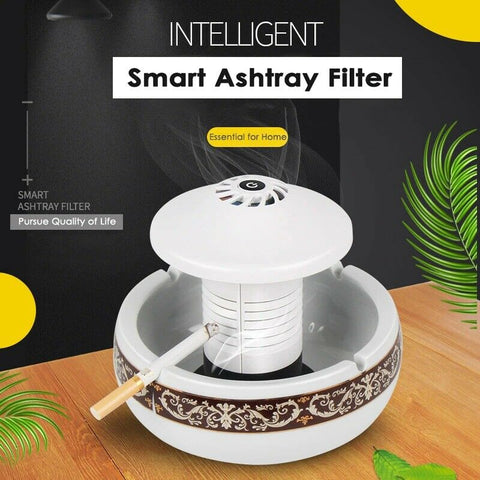 Cigarette Smoke Air Purifier Ashtray Filter Air Cleaner Home Dust Odor Remover