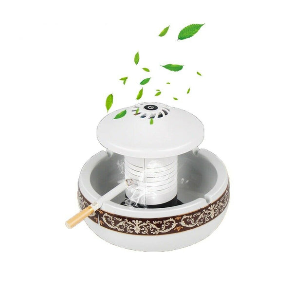 Cigarette Smoke Air Purifier Ashtray Filter Air Cleaner Home Dust Odor Remover