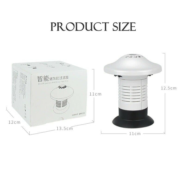 Cigarette Smoke Air Purifier Ashtray Filter Air Cleaner Home Dust Odor Remover