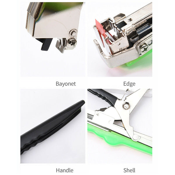 Tapener Tying Farm Garden Plant Flower Banding Tape Staple Hand Tool