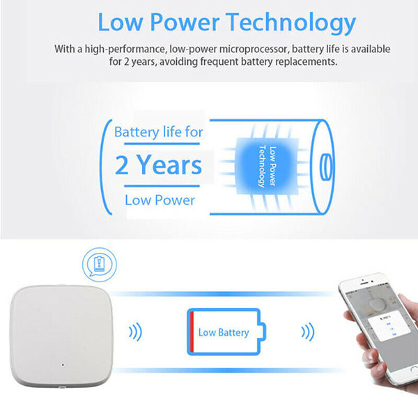Smart Home Wireless Temperature Humidity Sensor Detector Ewelink Zigbee 3.0