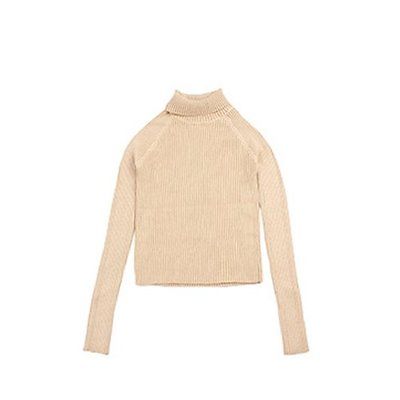 Women Autumn Long Sleeve Slim Jumper Knit Turtleneck Basic Sweater Casual Tops