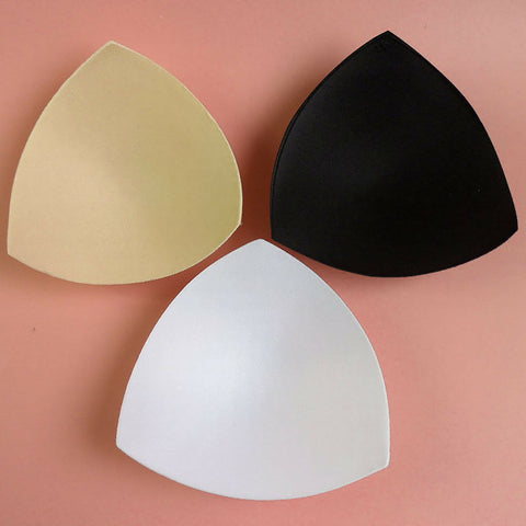 6 Pairs Triangle Push up Insert Pads Cup Bra Sport Enhancer Yoga Bikini Swimsuit
