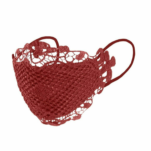 10 Sexy Elegant Ladies Washable Reusable Face Mask Covering Lace Effect Facemask