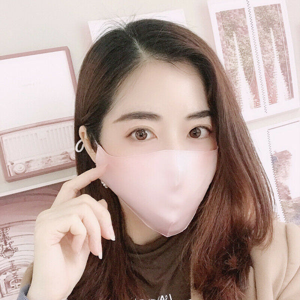 10X Mulberry Silk Washable Reusable Breathable Comfortable Facial Mask Facemask