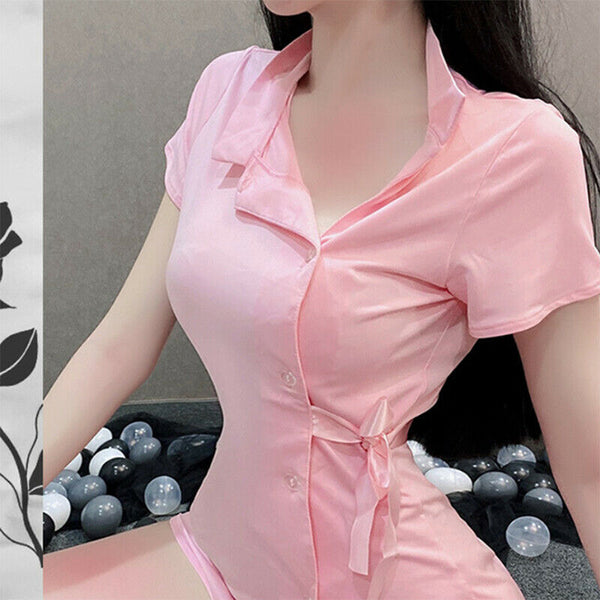 Sexy Nurse Role Play Outfit Fancy Lingerie Dress Uniform Cosplay Costume Gift