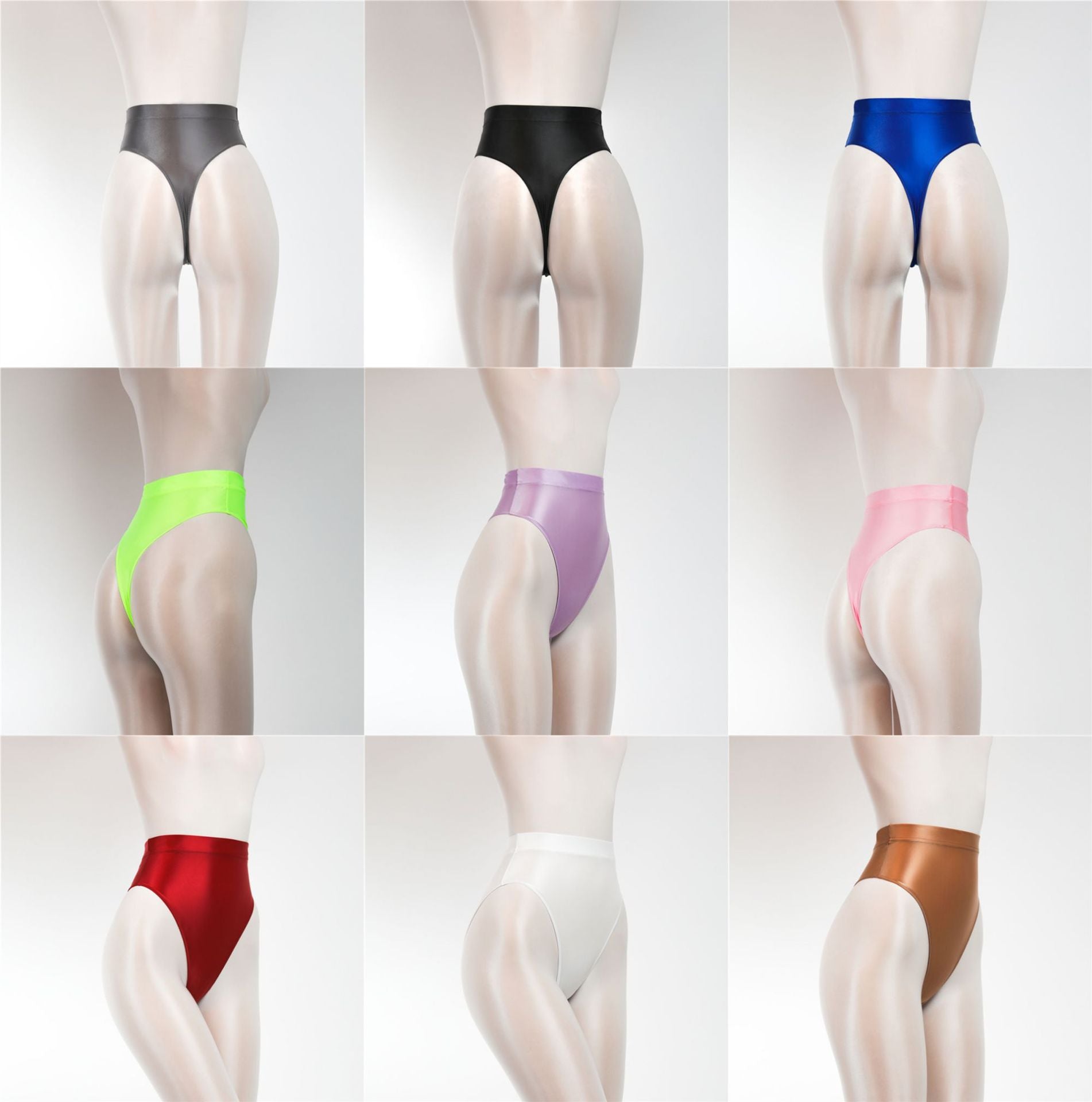 3X Elasticity Smooth Ultra thin fabric Light Shiny Color See Through Women Underwear Underpants