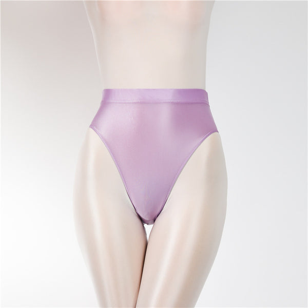 3X Elasticity Smooth Ultra thin fabric Light Shiny Color See Through Women Underwear Underpants