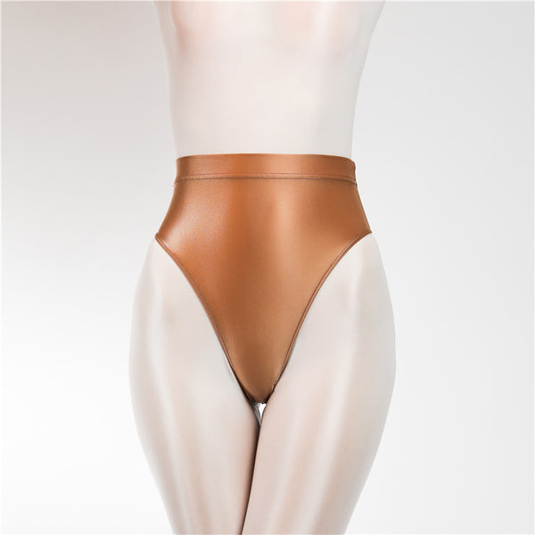 3X Elasticity Smooth Ultra thin fabric Light Shiny Color See Through Women Underwear Underpants