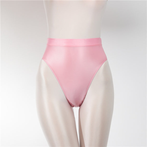 3X Elasticity Smooth Ultra thin fabric Light Shiny Color See Through Women Underwear Underpants
