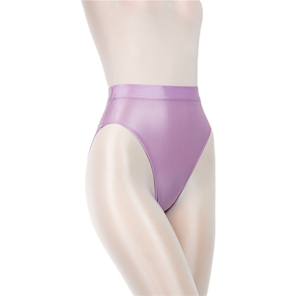 3X Elasticity Smooth Ultra thin fabric Light Shiny Color See Through Women Underwear Underpants