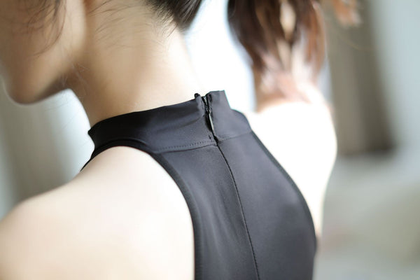 Sexy Lingerie Beauty Crotchless Open Crotch Soft Smooth Bodysuit Set Mini Dress