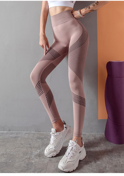 Sexy Women Breathable Women Fitness Running Yoga Workout High Waist Running Gym wear Legging Pants