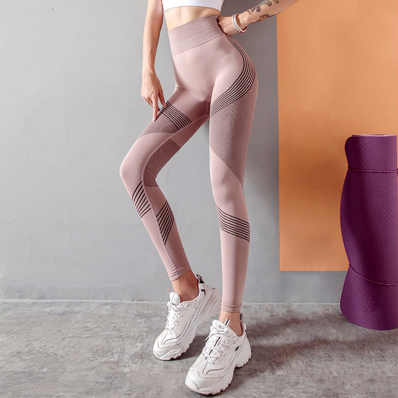 Sexy Women Breathable Women Fitness Running Yoga Workout High Waist Running Gym wear Legging Pants