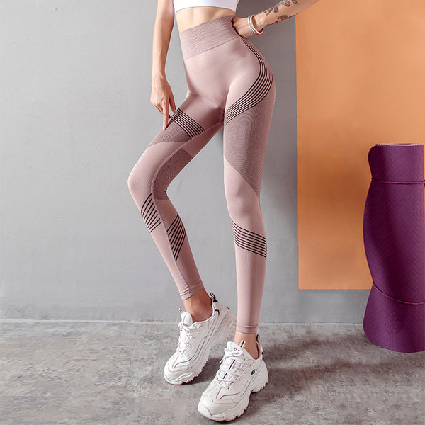 Sexy Women Breathable Women Fitness Running Yoga Workout High Waist Running Gym wear Legging Pants