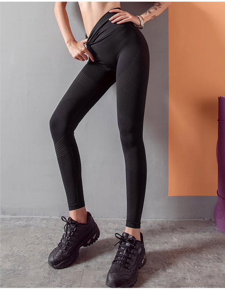 Sexy Women Breathable Women Fitness Running Yoga Workout High Waist Running Gym wear Legging Pants