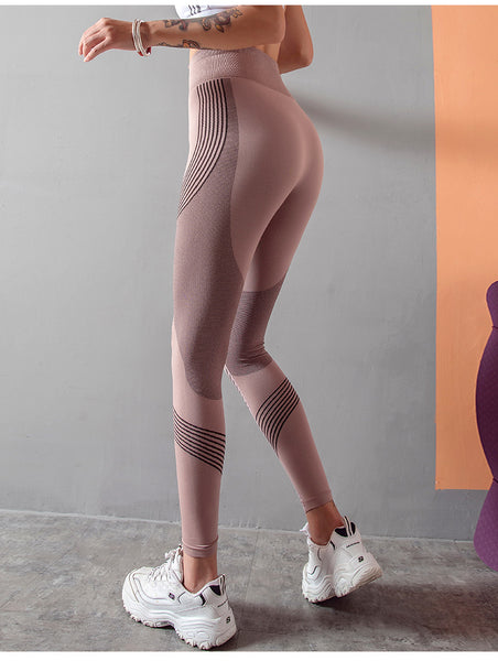 Sexy Women Breathable Women Fitness Running Yoga Workout High Waist Running Gym wear Legging Pants