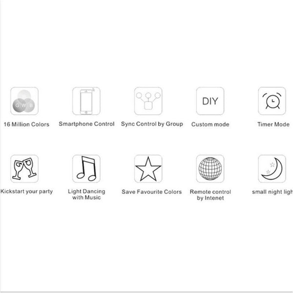 DC Wireless Wifi LED Strip RGB W Controller For IOS Apple Android Phone App Apps