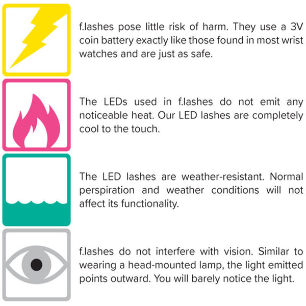 2 Pair LED Blue Color Luminous Eyelash Light Up Fashion False Eye Lash Party Icon Club Bar