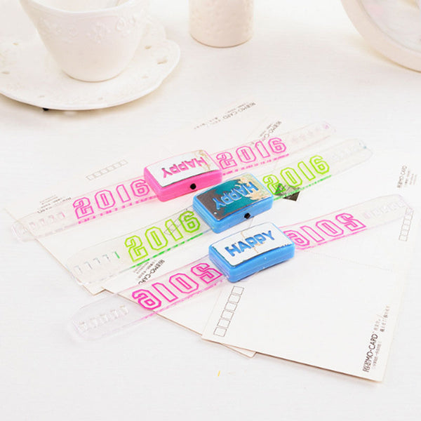 Happy Letter Voice Activated Sound Control Led Flashing Night Club Bracelet Wristband