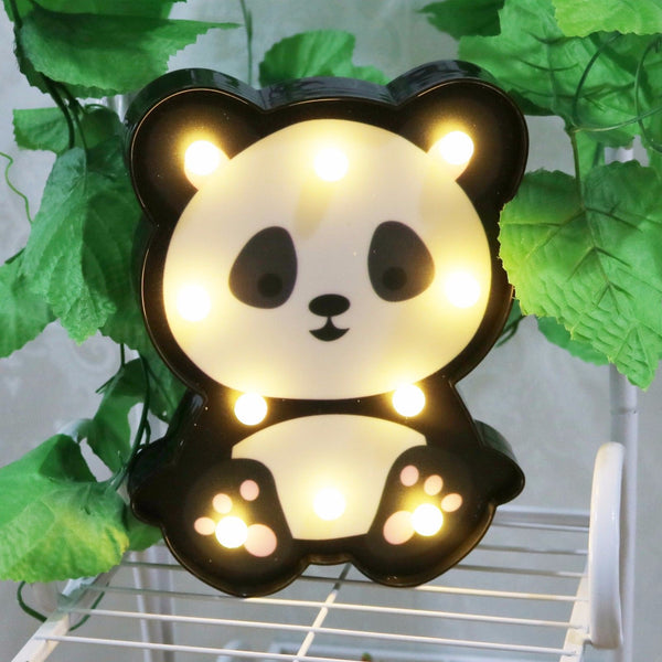 Lovely Animal lion panda raccoon decorative lamp Baby Child Bedroom Night Lights