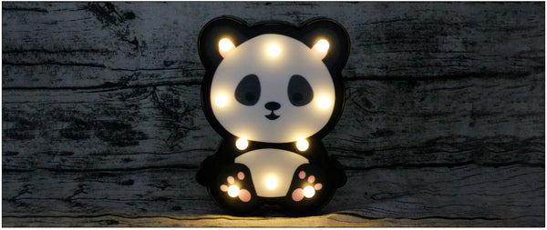 Lovely Animal lion panda raccoon decorative lamp Baby Child Bedroom Night Lights