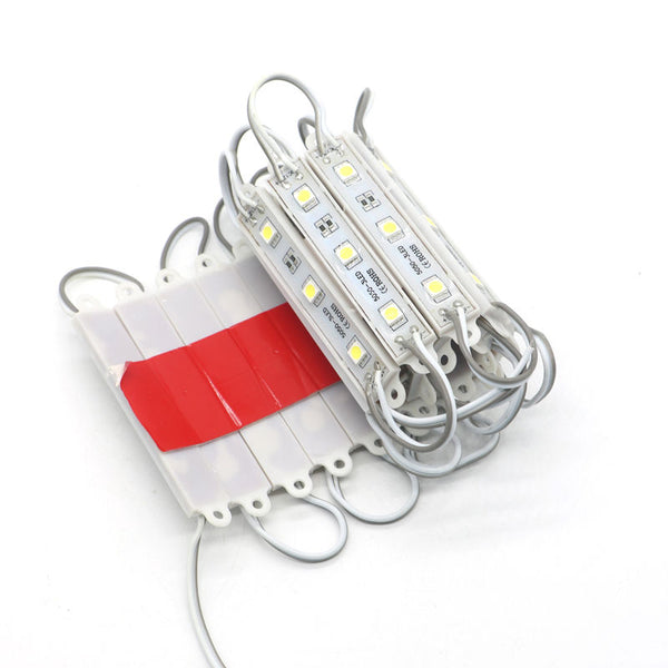 1000pcs SMD5050 SMD 5050 3 LEDs Pure Cool White LED Module Light Waterproof IP65