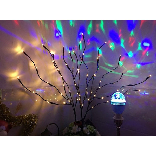 3V 20 LED Warm White Lights Willow Twig Lighted Branch For Home Decoration 80CM