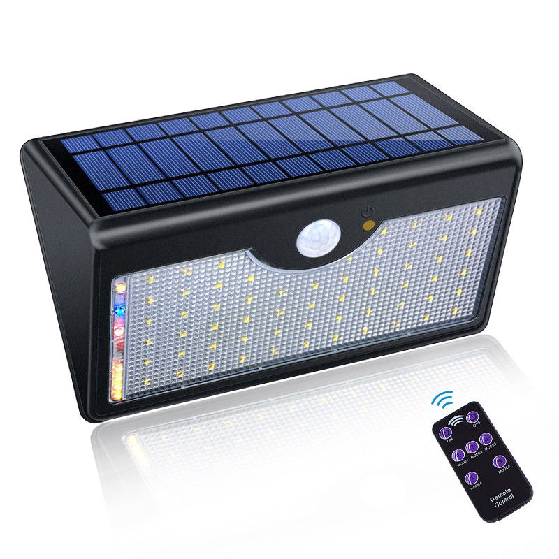 60 LED Solar Light 1300lm Super Bright Outdoor Wall Yard Garden Solar Lamps