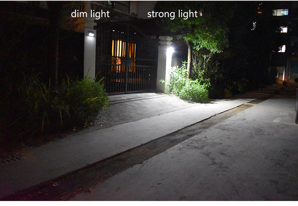 60 LED Solar Light 1300lm Super Bright Outdoor Wall Yard Garden Solar Lamps