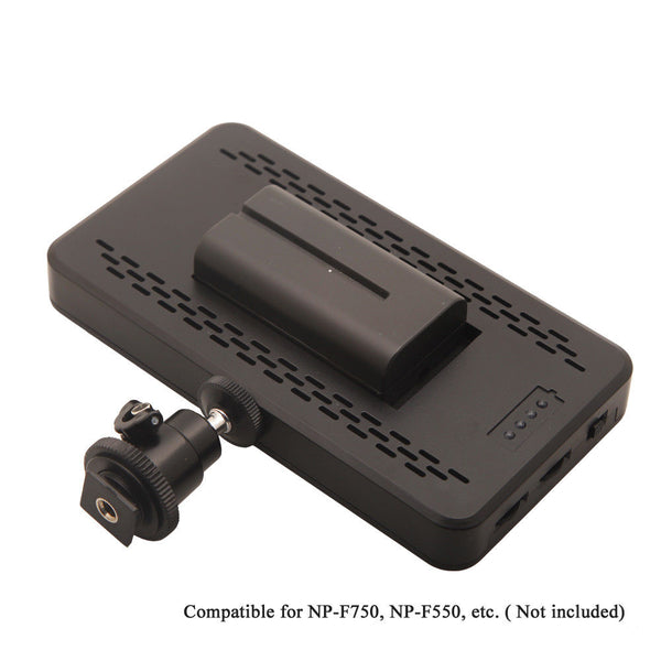 Photo Portable 228 LED Video Light Lamp Panel Dimmable 2000LM 3200K/6000K