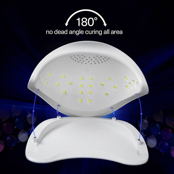 LED UV Light Nail Dryer Dry Gel Nails Polish Lamp Salon Manicure curing timer
