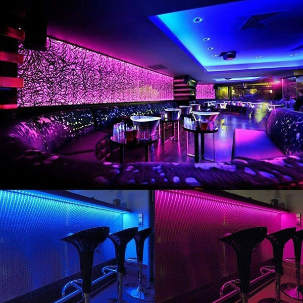 Waterproof Beautiful LED Strip Lights RGB Room 5050 Tape Light Color Changing