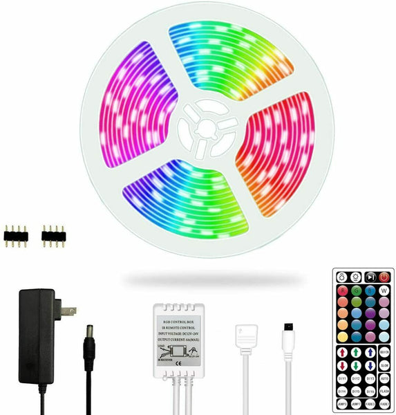 Waterproof Beautiful LED Strip Lights RGB Room 5050 Tape Light Color Changing
