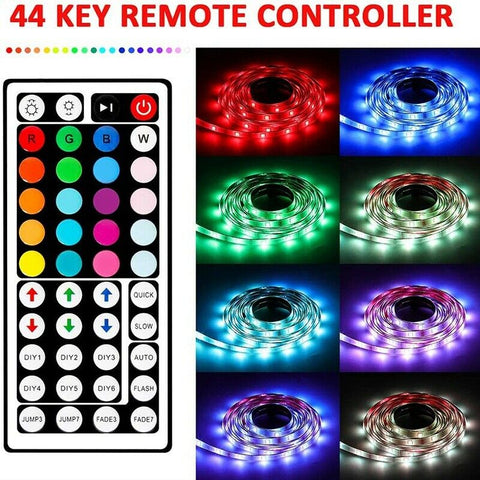 20 Meters RGB LED Strip Tape Lights Color Changing Music Sync Room Decoration
