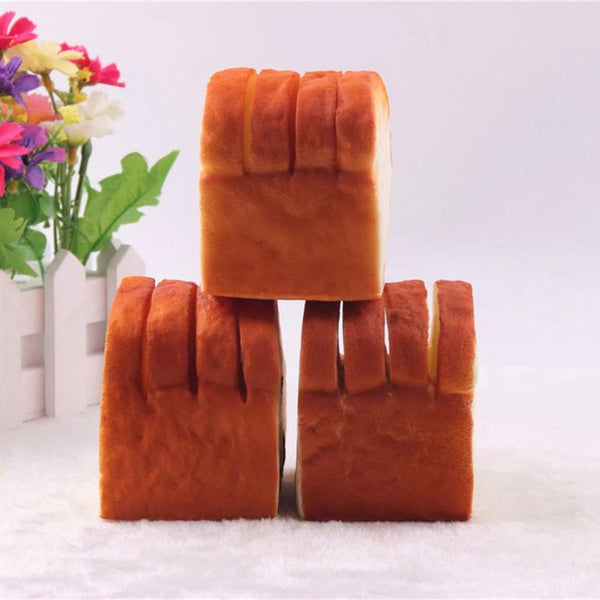 3 pcs Simulation Food Model Toast Bread Fridge Magnet Teaching Props Shooting For Early Education Play House